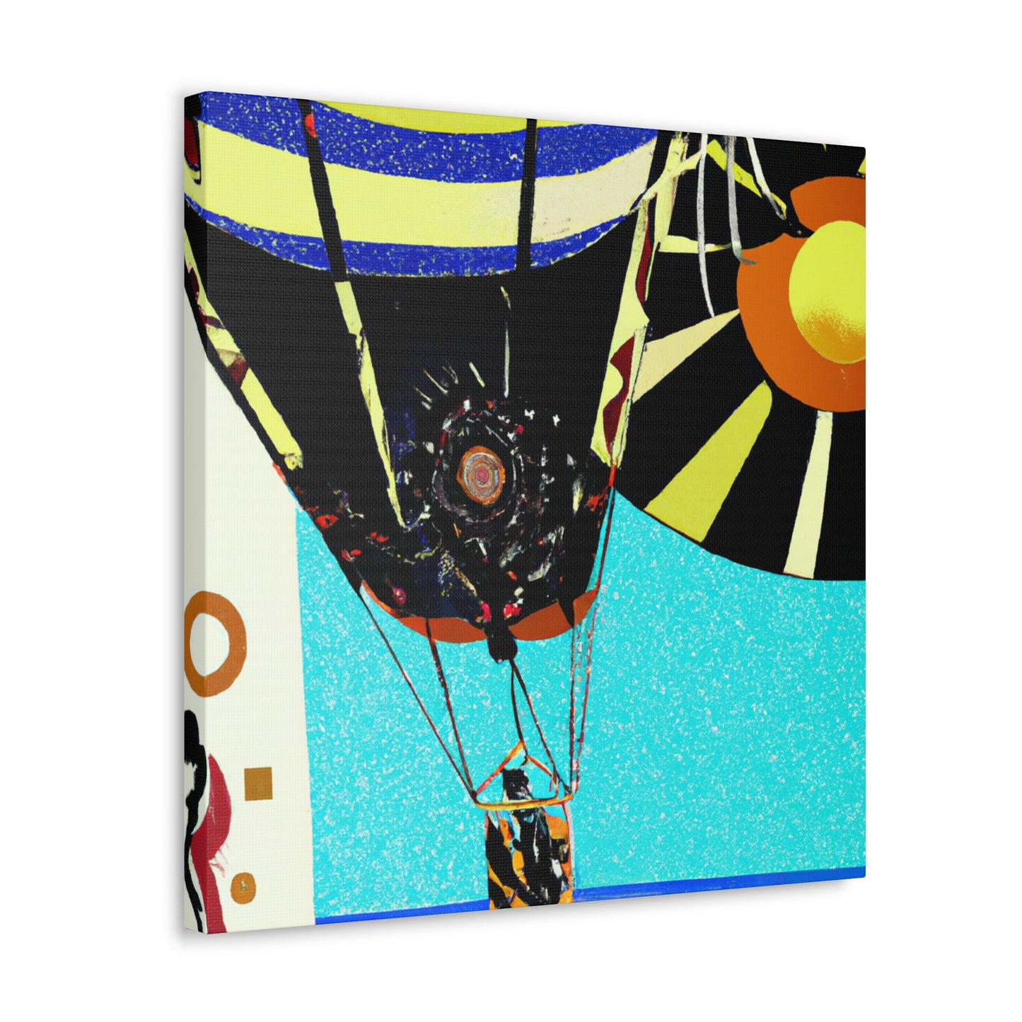 Parasailing Under Moonlight - Canvas