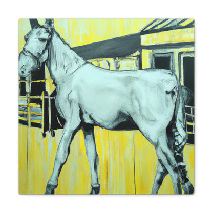 Mule of bygone days - Canvas