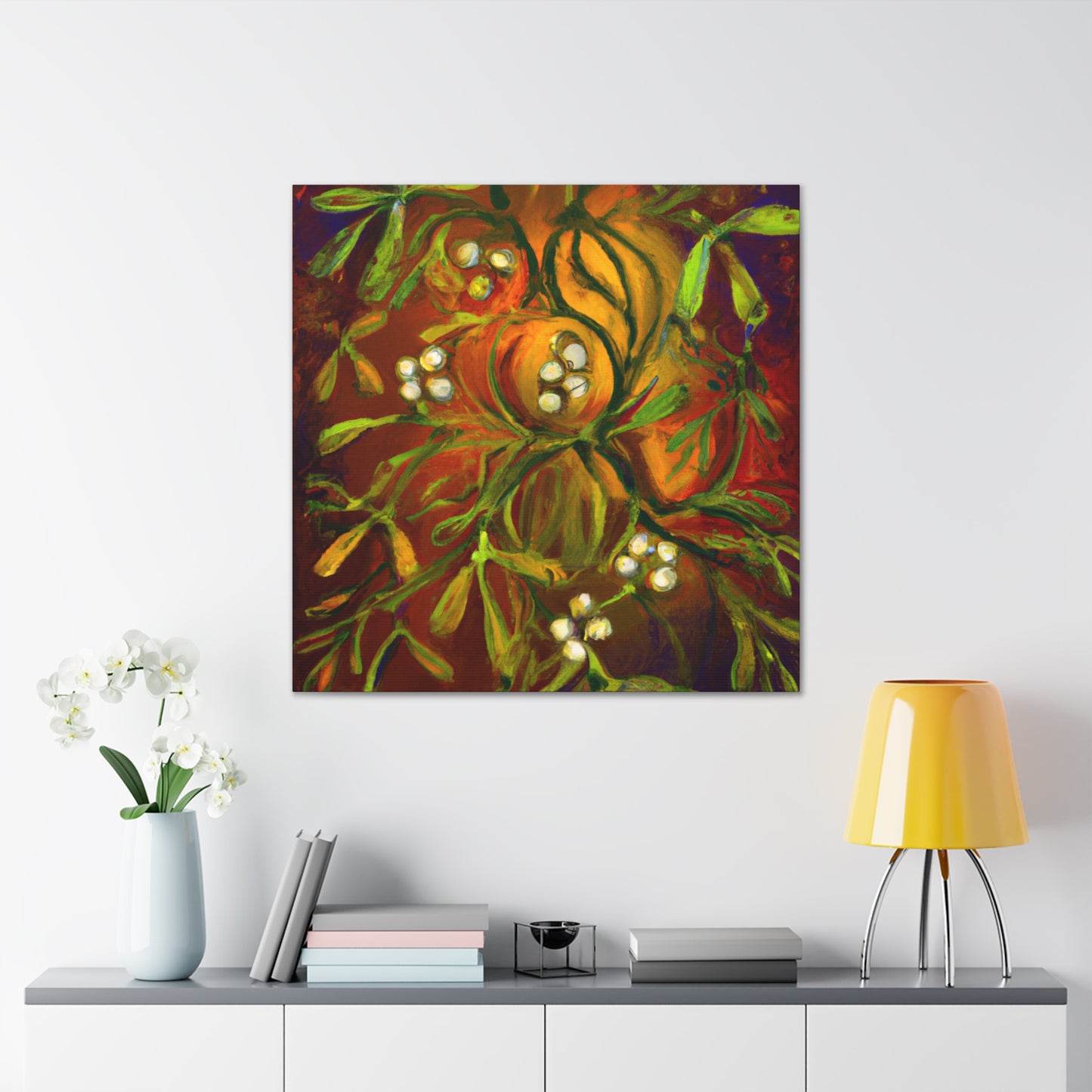 Mistletoe Magic Scene - Canvas