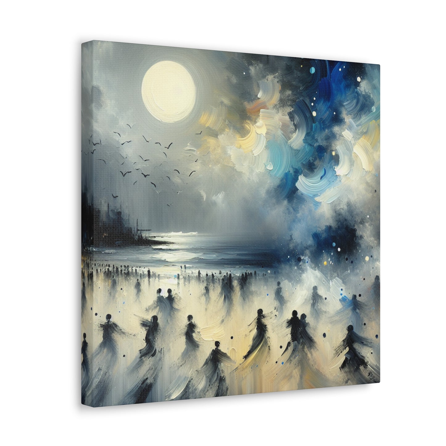 Luminescent Nocturnal Celebration - Canvas