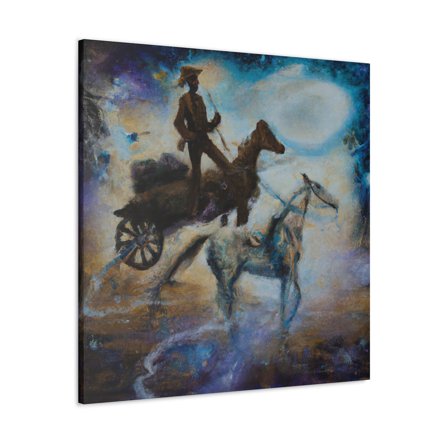 "Ride on the Stagecoach" - Canvas