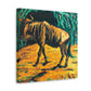 Wildebeests in Motion - Canvas