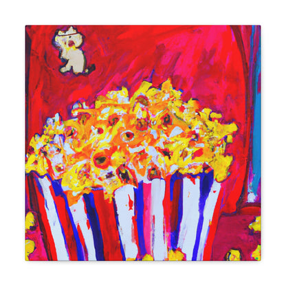 "Popcorn in Abstraction" - Canvas