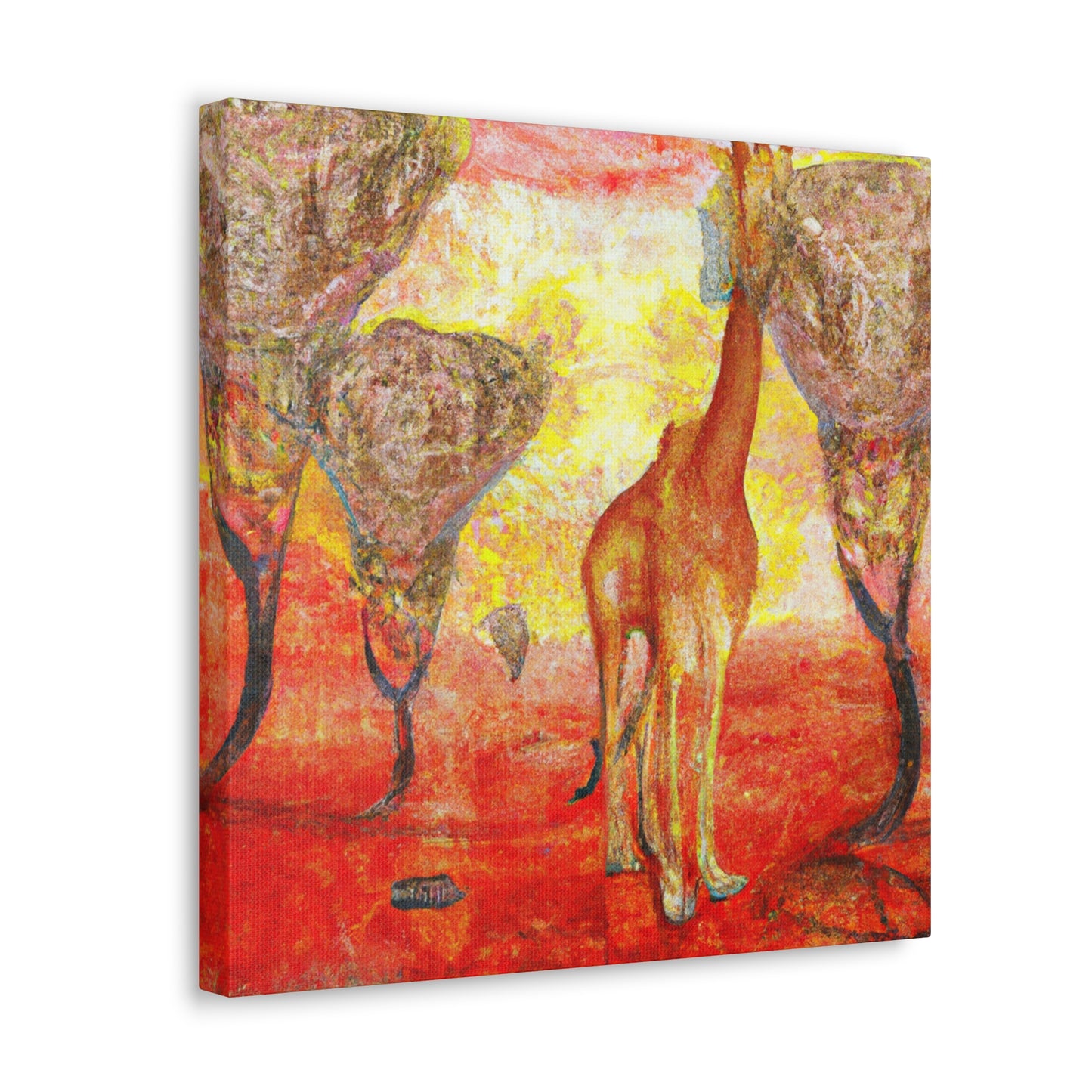 Giraffe's Surreal Dream - Canvas