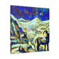 Mountain Goat Liberation - Canvas