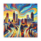 Peachtree Ascending Skyscrapers - Canvas