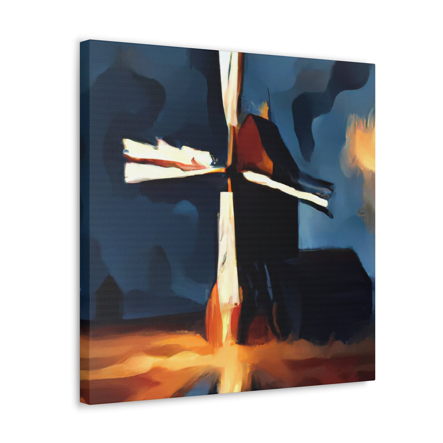 Windmill in Turbulence - Canvas