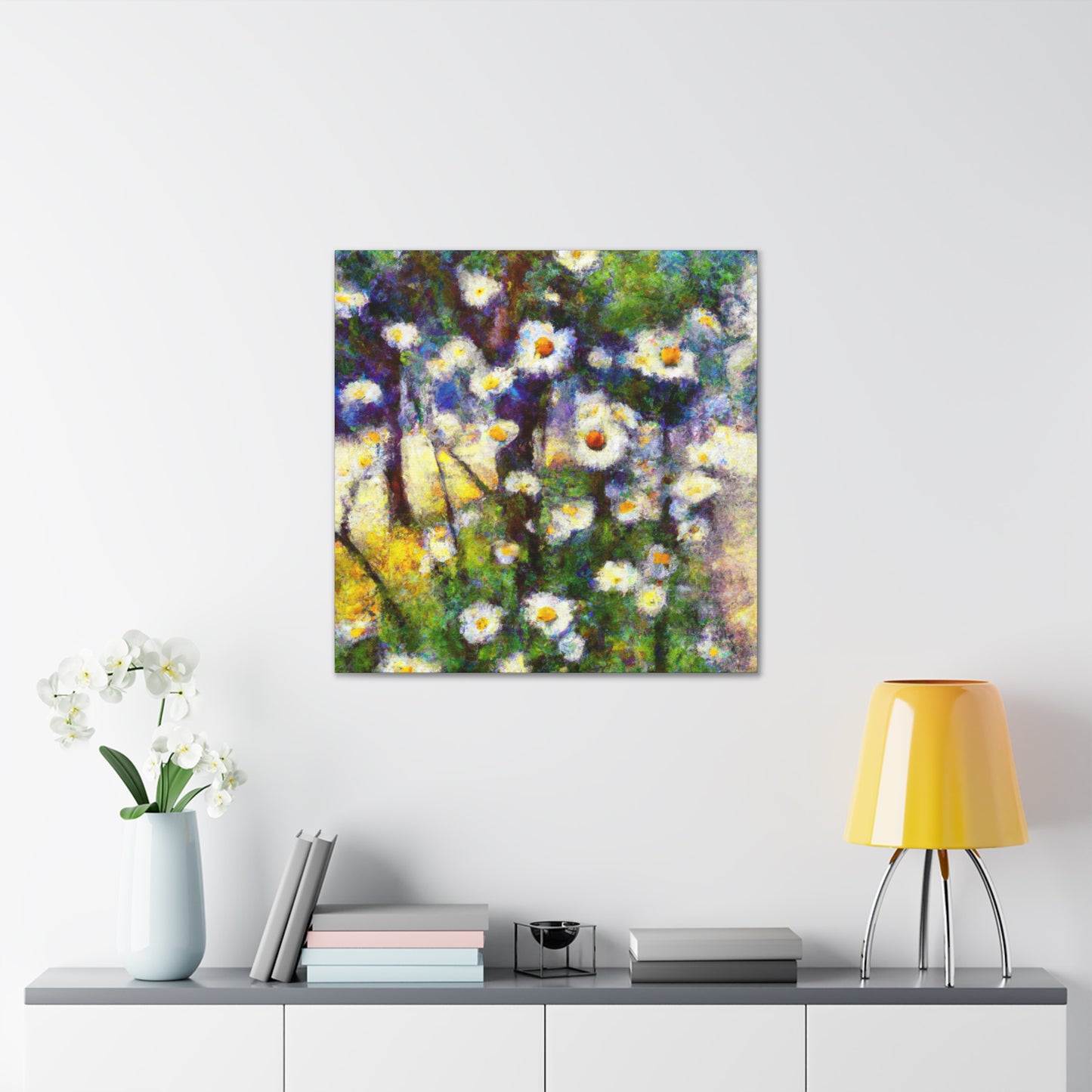 Daisy in Splendour. - Canvas