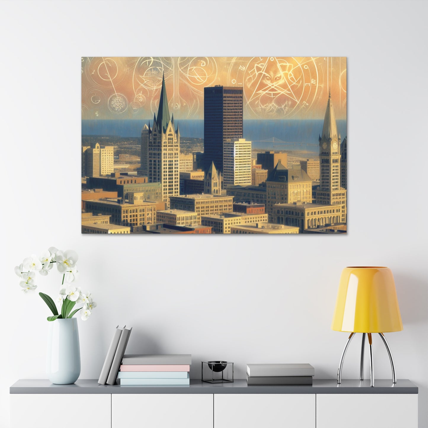 "Serene Streets of Milwaukee" - Canvas