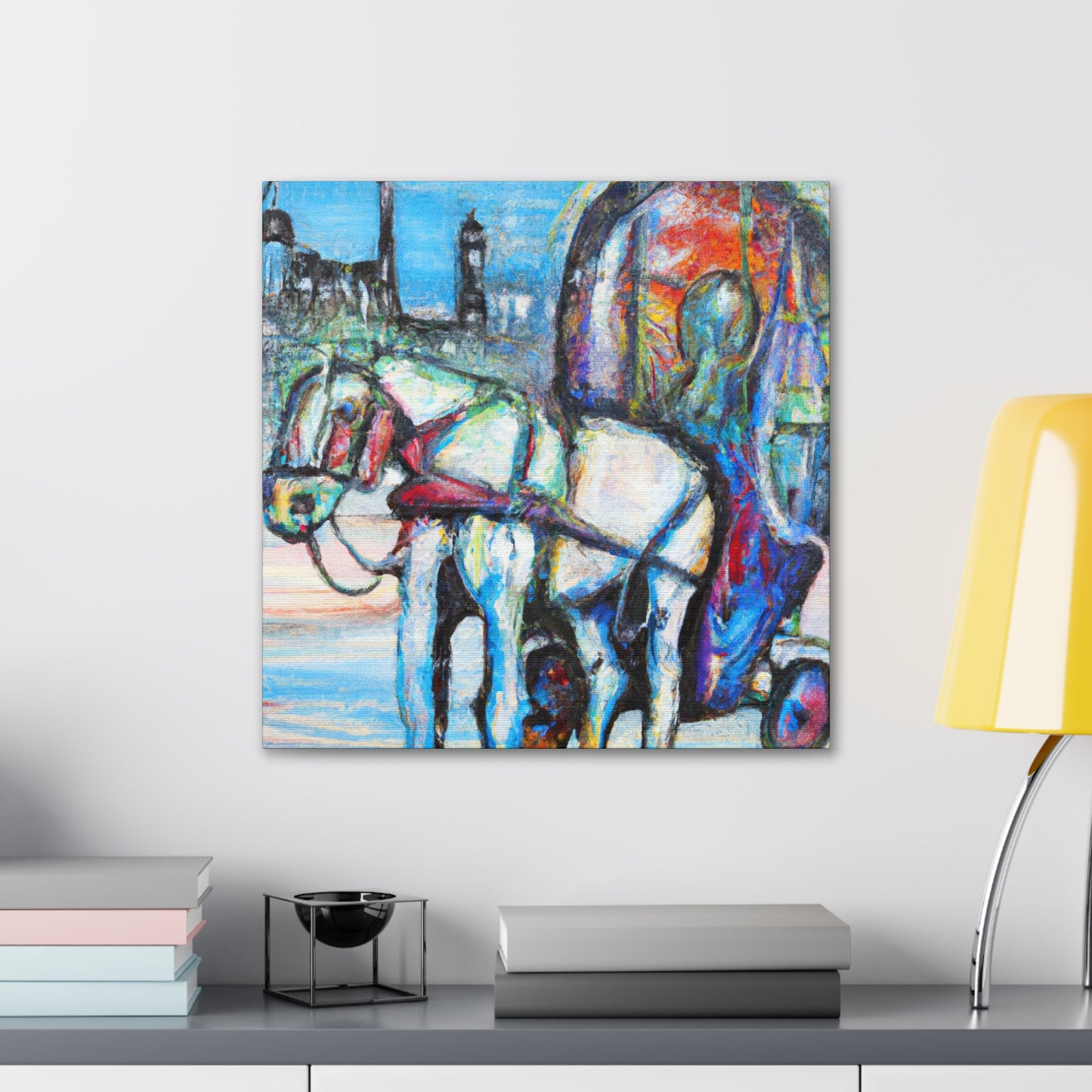 "Horse Drawn Carriage Dream" - Canvas