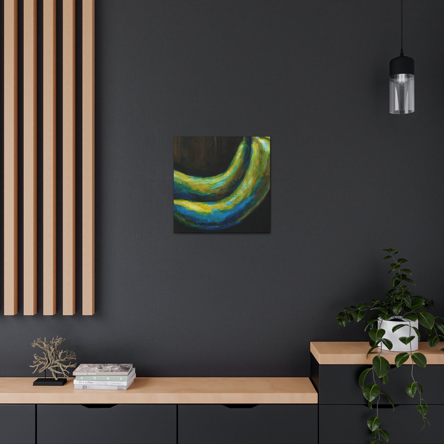 "Banana Slices Dreaming" - Canvas