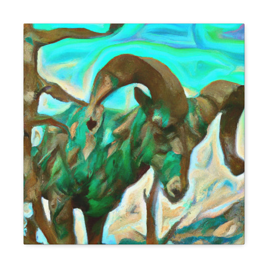 "Massive Bighorn Sheep" - Canvas