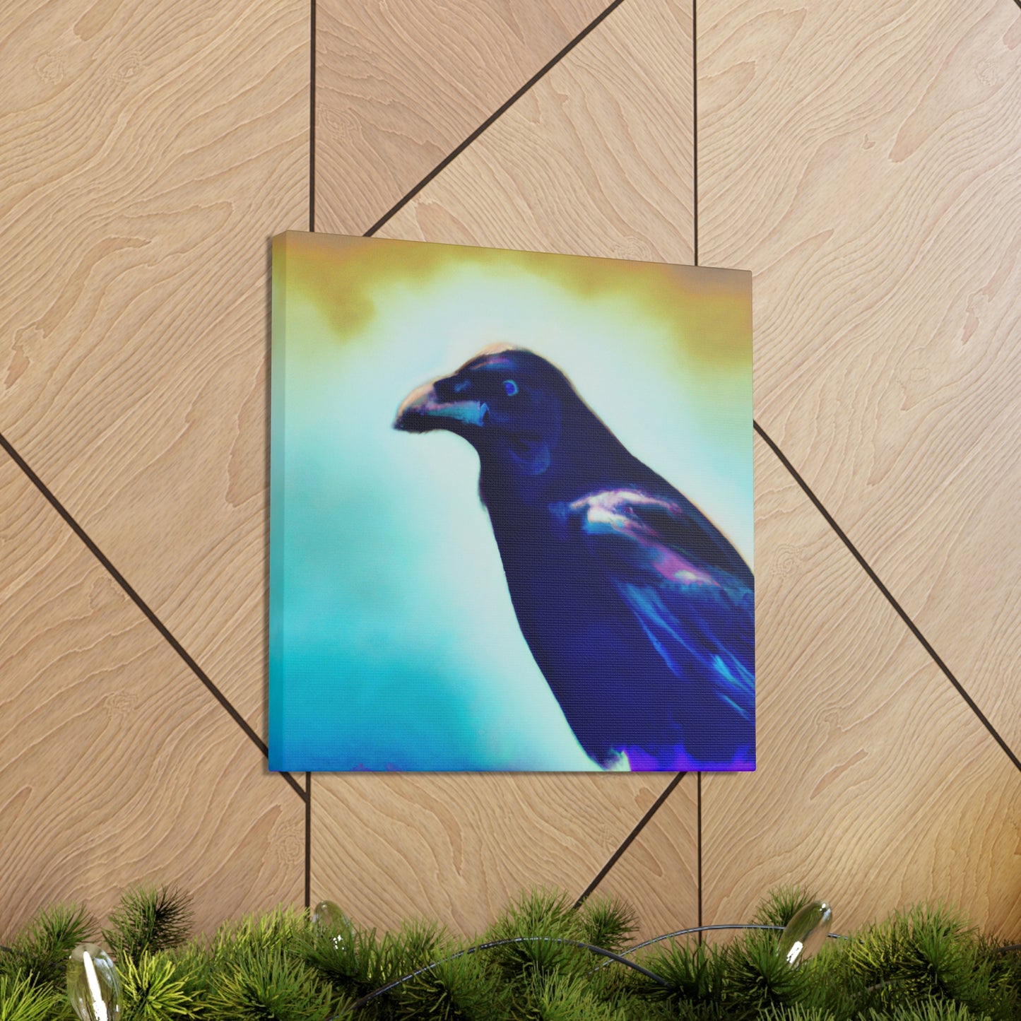 American Crow Flightpattern - Canvas