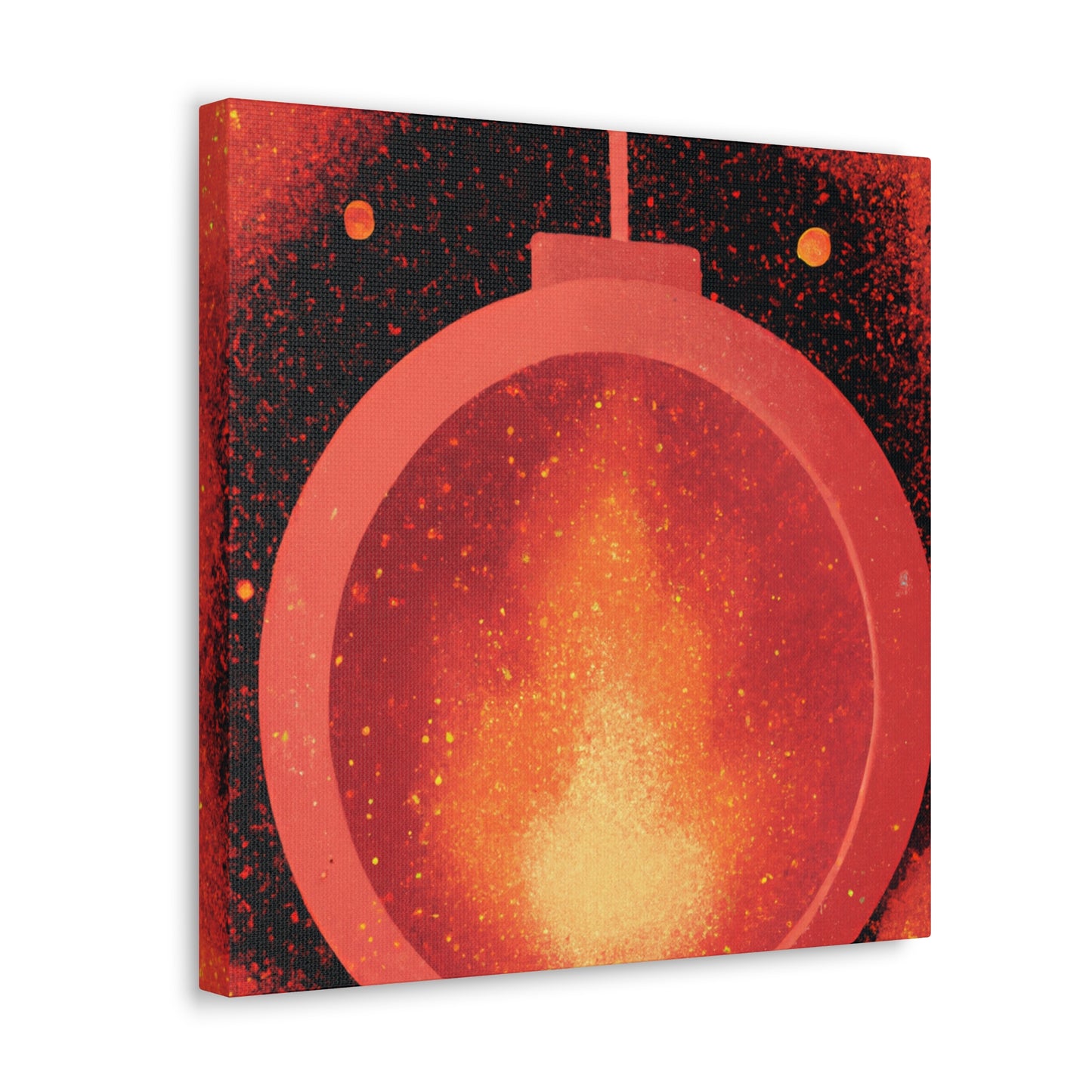 Merry Christmas Ornament - Canvas