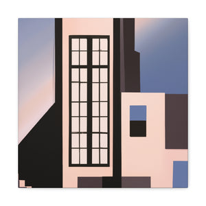 "Minimalist Art Deco Beauty" - Canvas