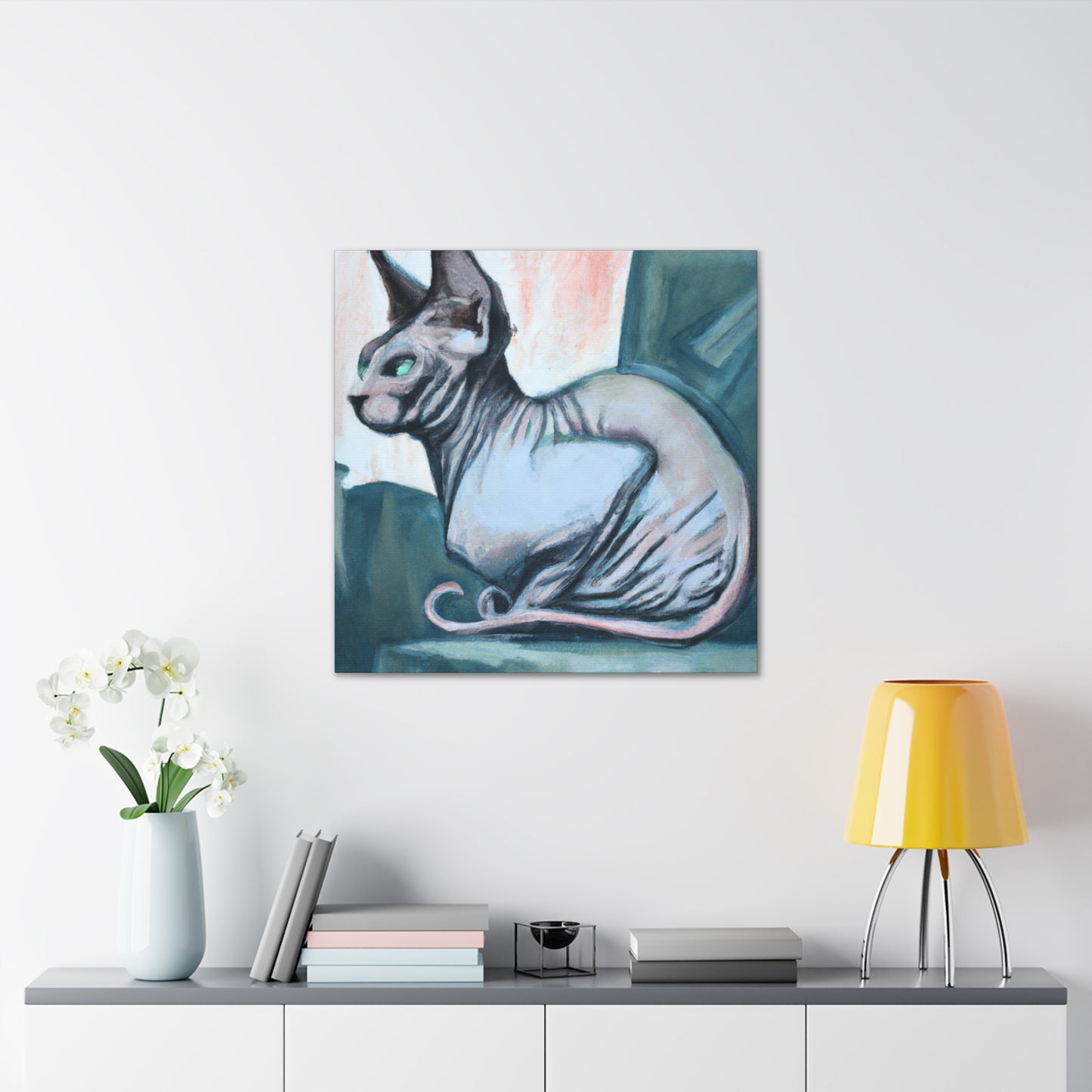 Mysterious Sphynx Art - Canvas