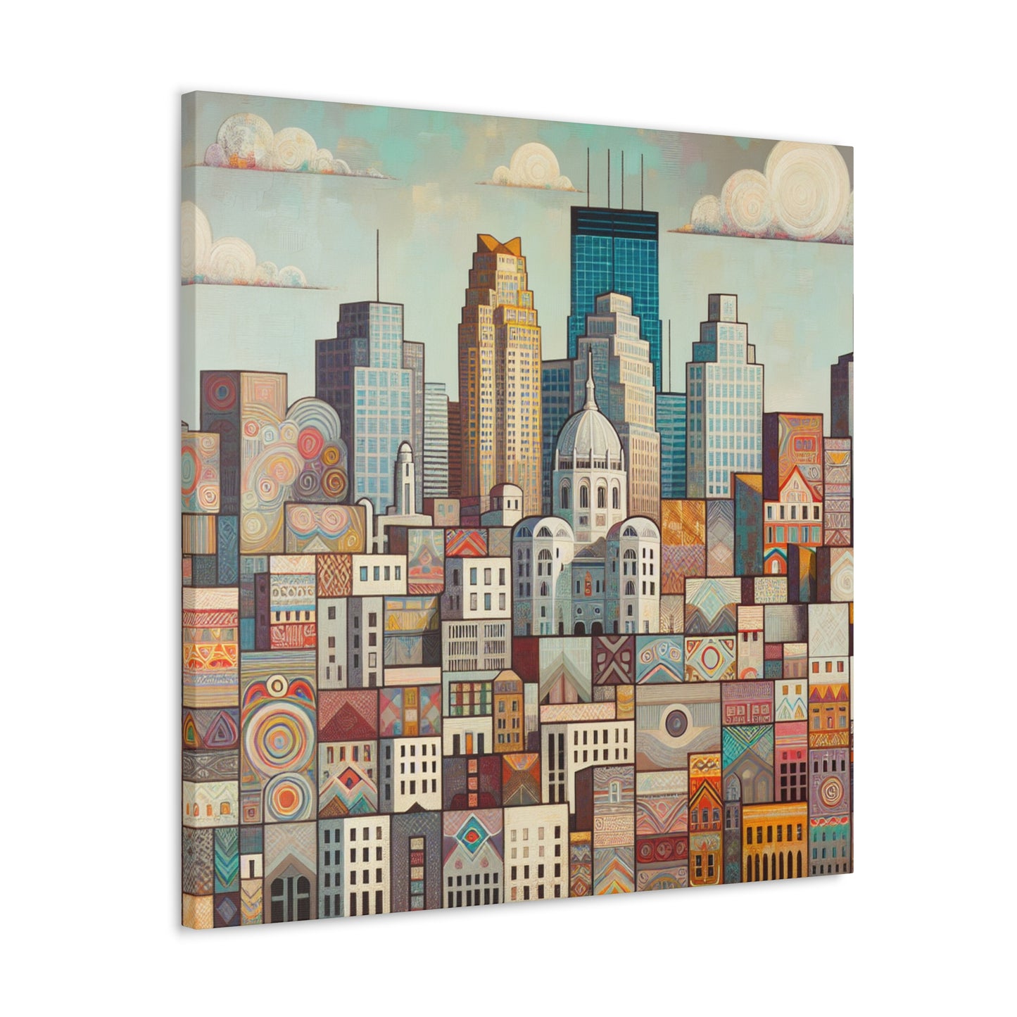 "Vibrant Minneapolis Melody" - Canvas