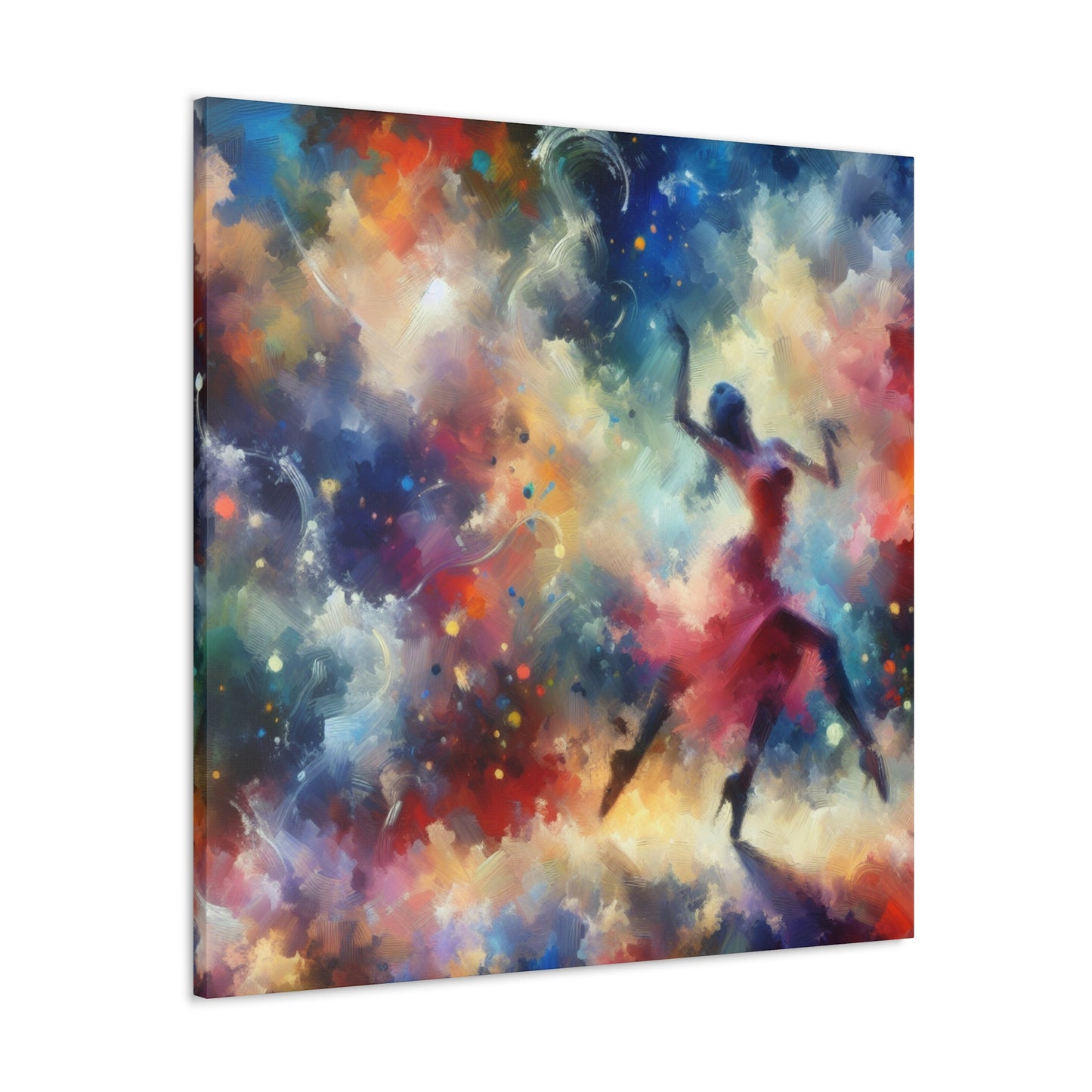 Rhythmic Twirls of Grace - Canvas