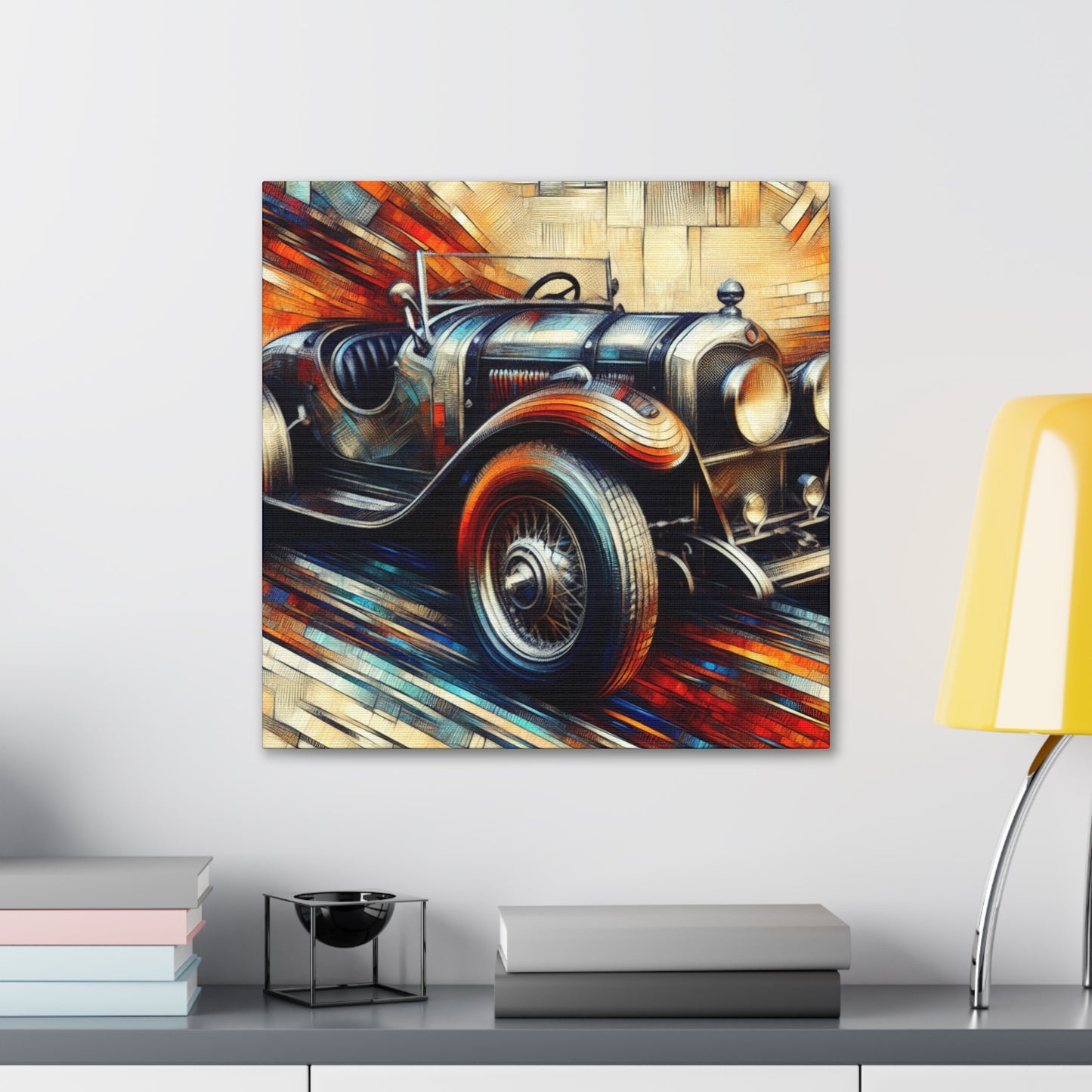 "Racing through Time" - Canvas