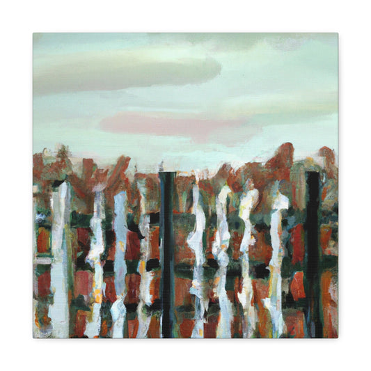 Fence of the Barnyard - Canvas