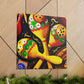 Mariachi's Joyful Maracas - Canvas