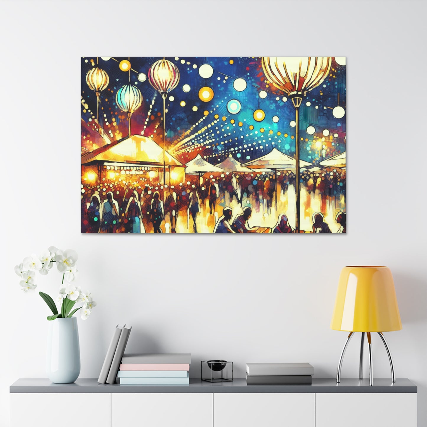 "Celebration of City" - Canvas