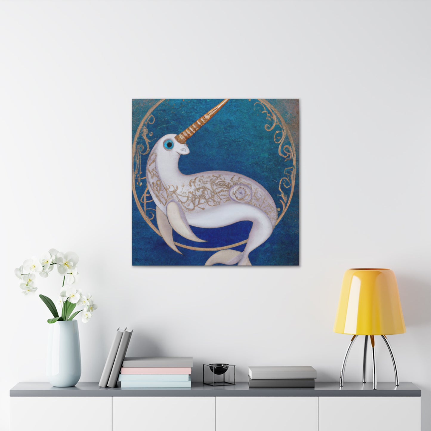 "The Majestic Narwhal" - Canvas