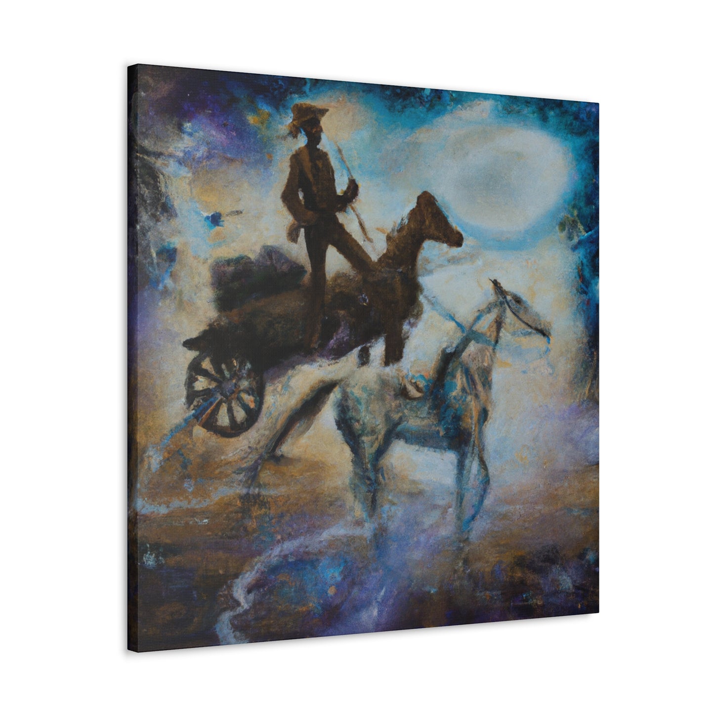 "Ride on the Stagecoach" - Canvas