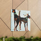 "Doberman Pinscher Odyssey" - Canvas