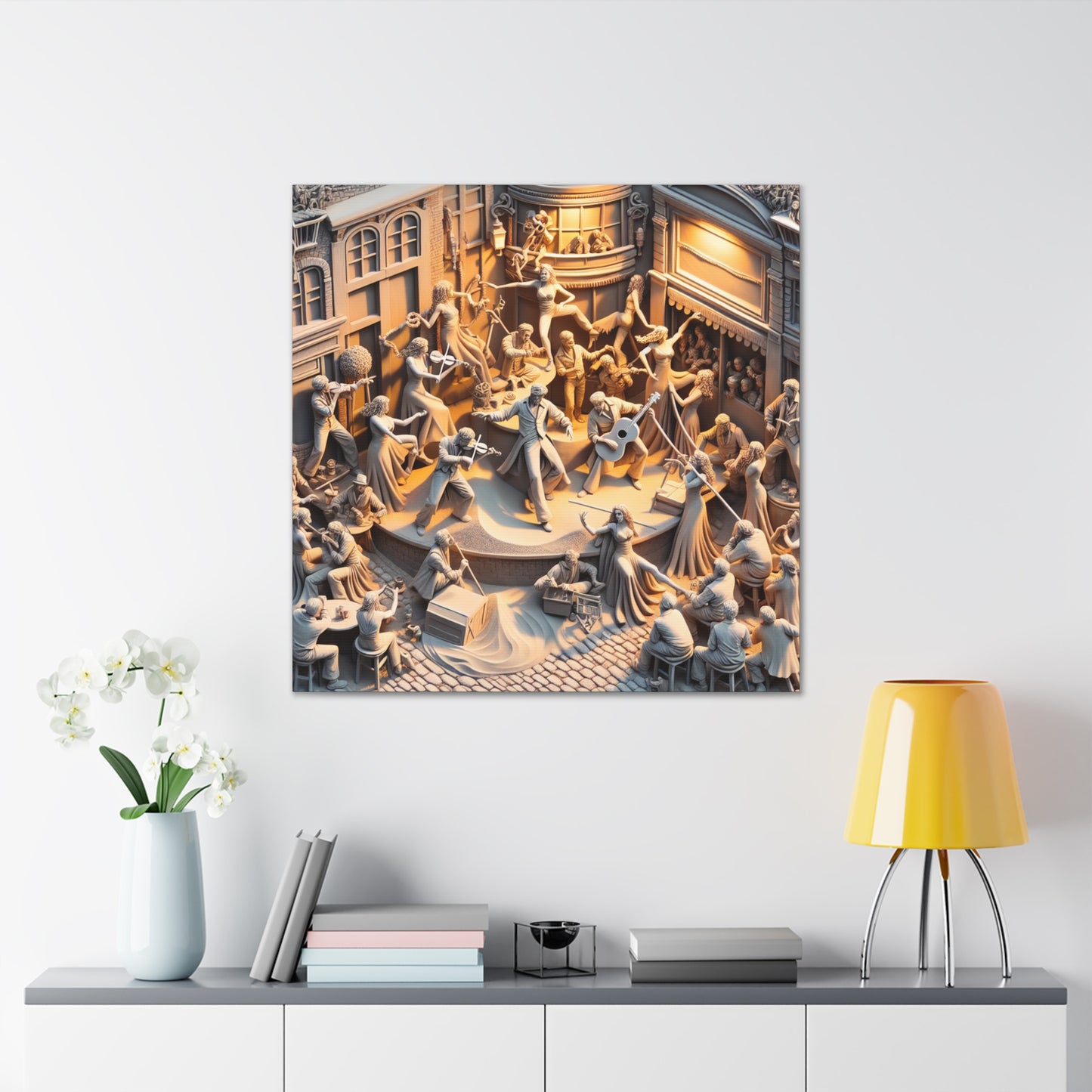 Enchanting Rhythms of Renaissance - Canvas