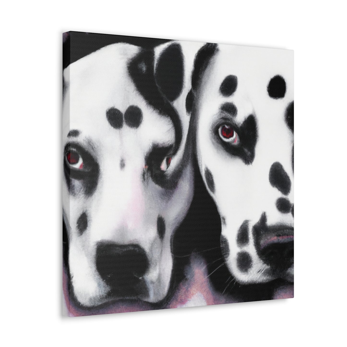 "Dalmatian's Detailed Destiny" - Canvas