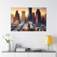 "Urban Luminescence: Houstonscape" - Canvas