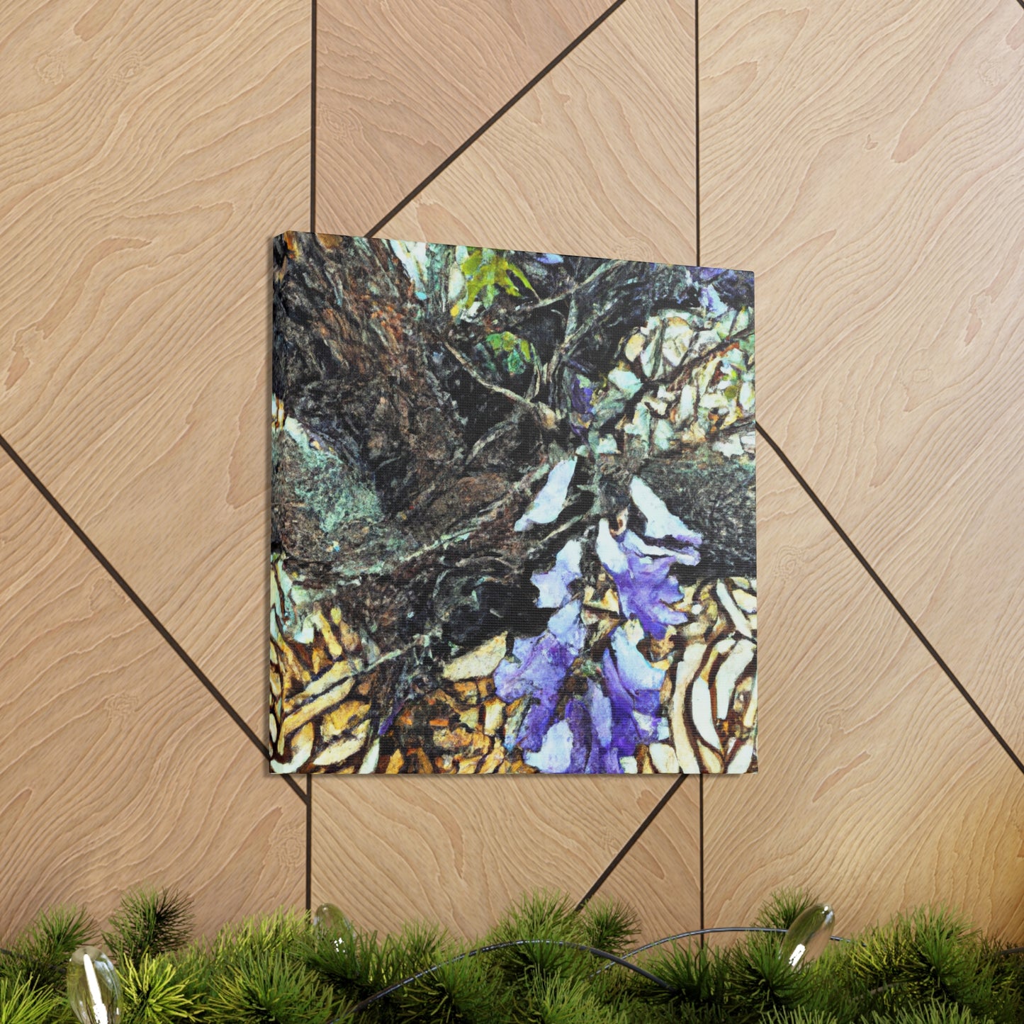 Jacaranda In Reflection - Canvas