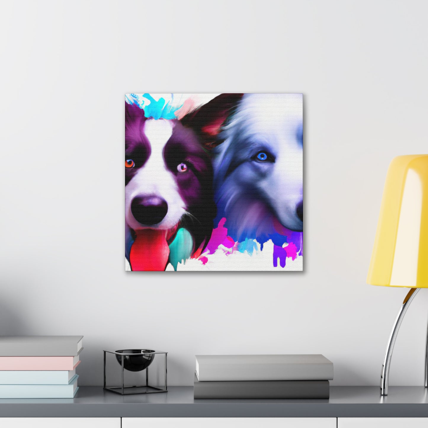 Border Collie Portrait - Canvas