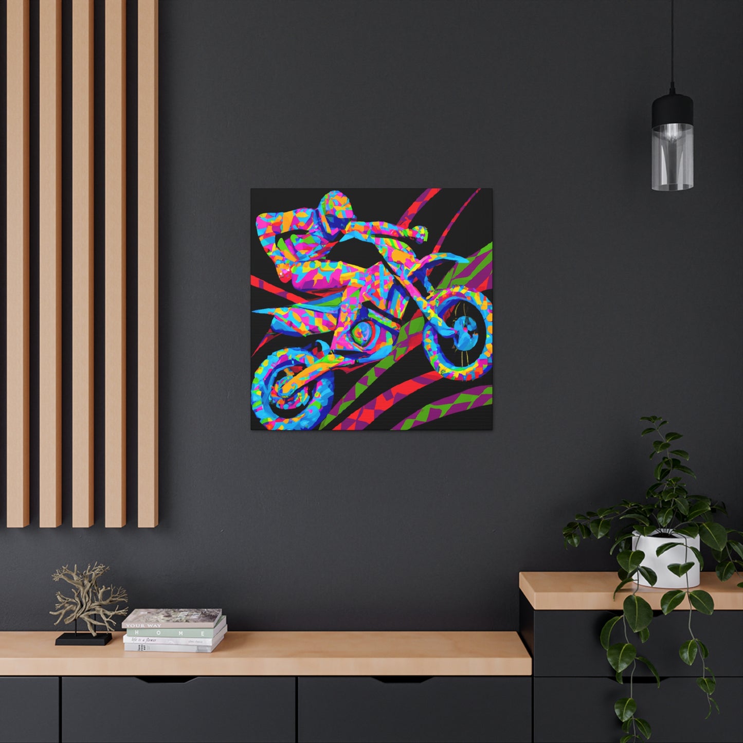 Motocross Roaring Twenties - Canvas