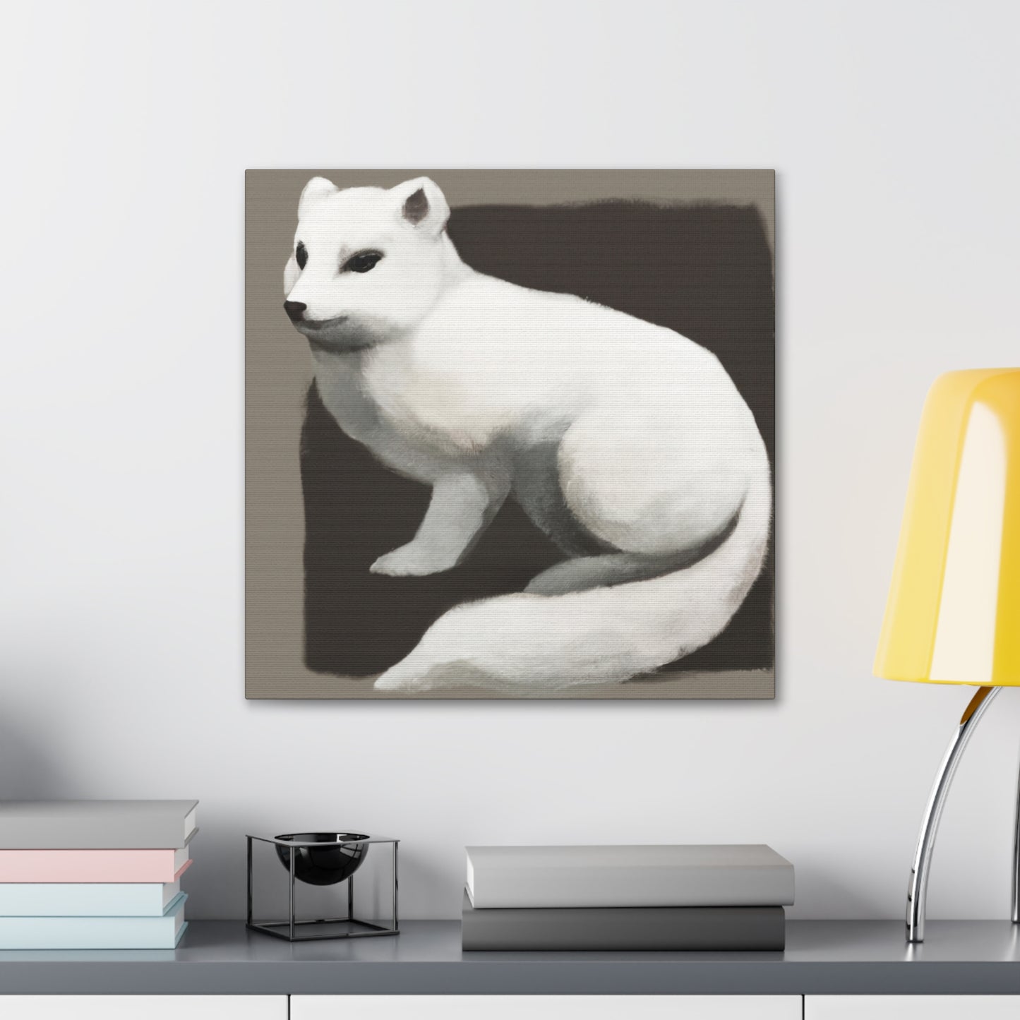 "Arctic Fox Majestic Beauty" - Canvas