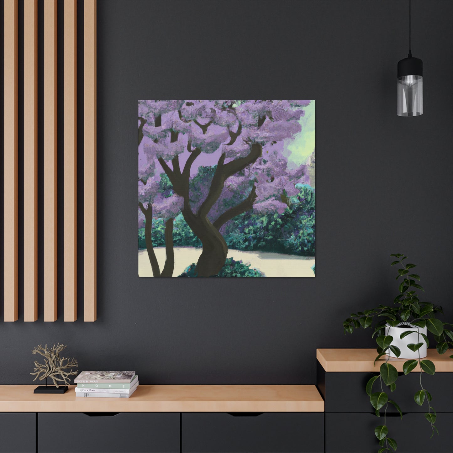 "Lilac Radiant Beauty" - Canvas