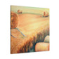 "Hay Bale Surrealism" - Canvas