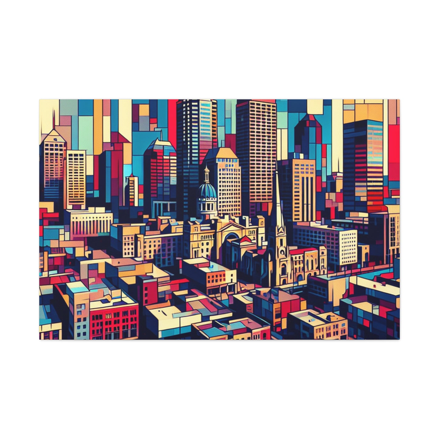 "Urban Canvas: Indy Impressions" - Canvas