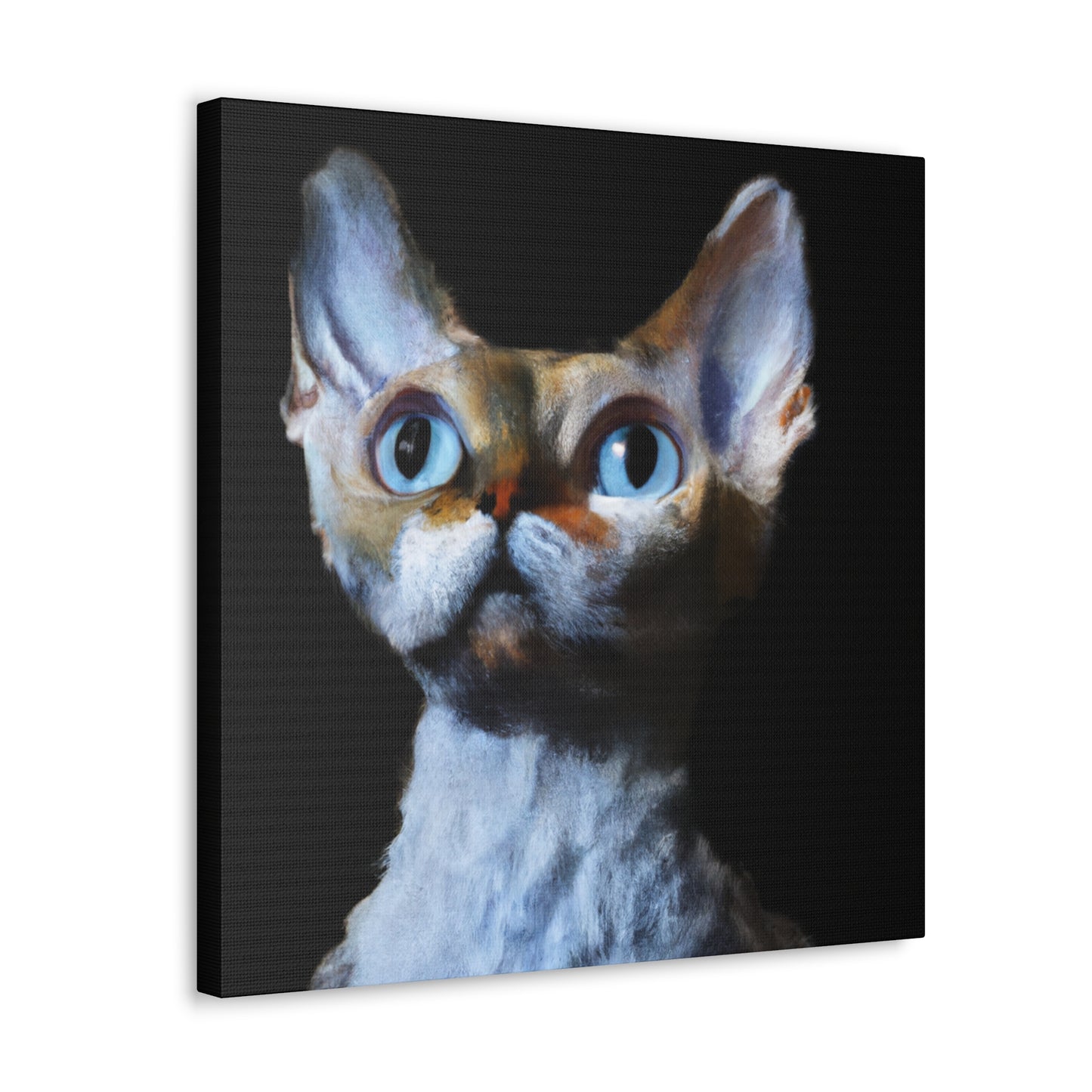 "Kitty's Friendly Expression" - Canvas