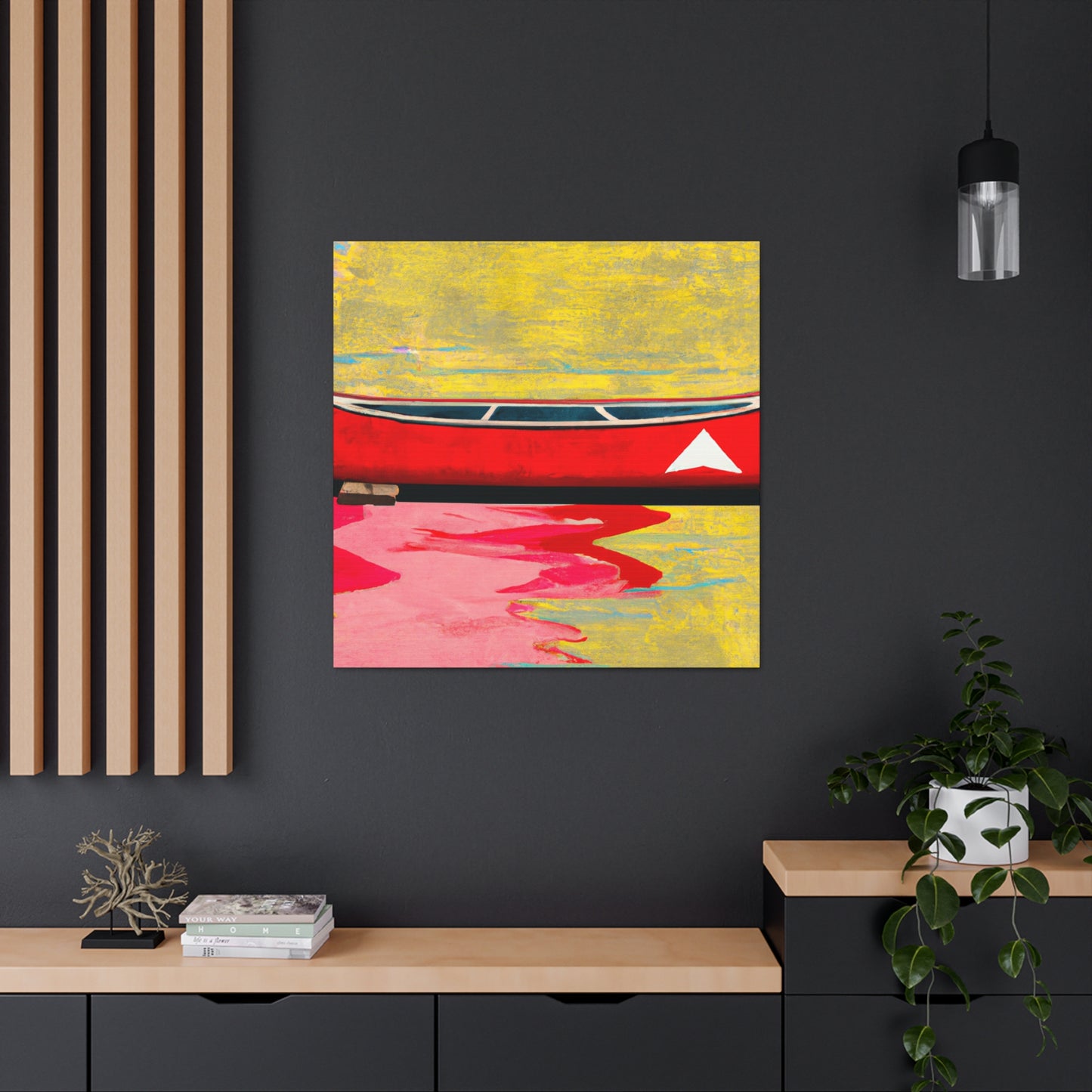 Canoe on Canvas. - Canvas