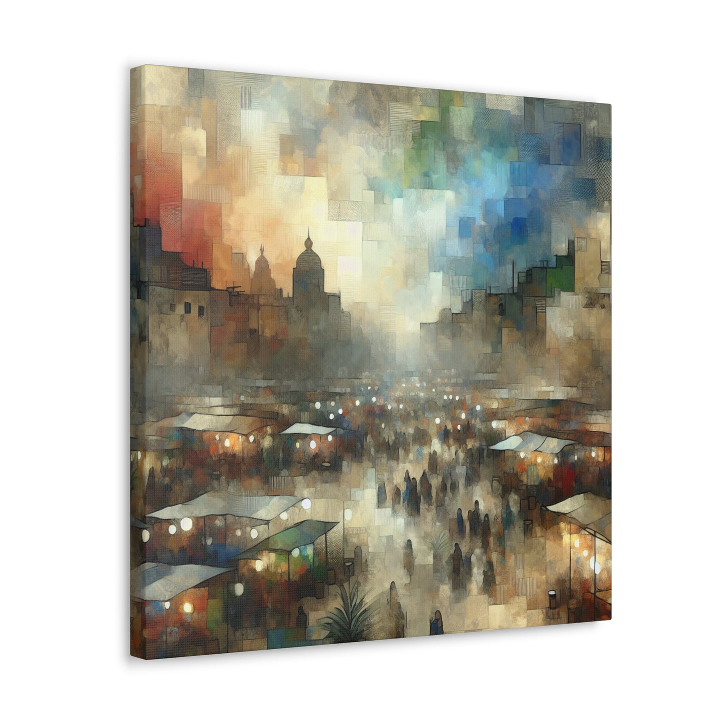 Nocturnal Bazaars Abound - Canvas