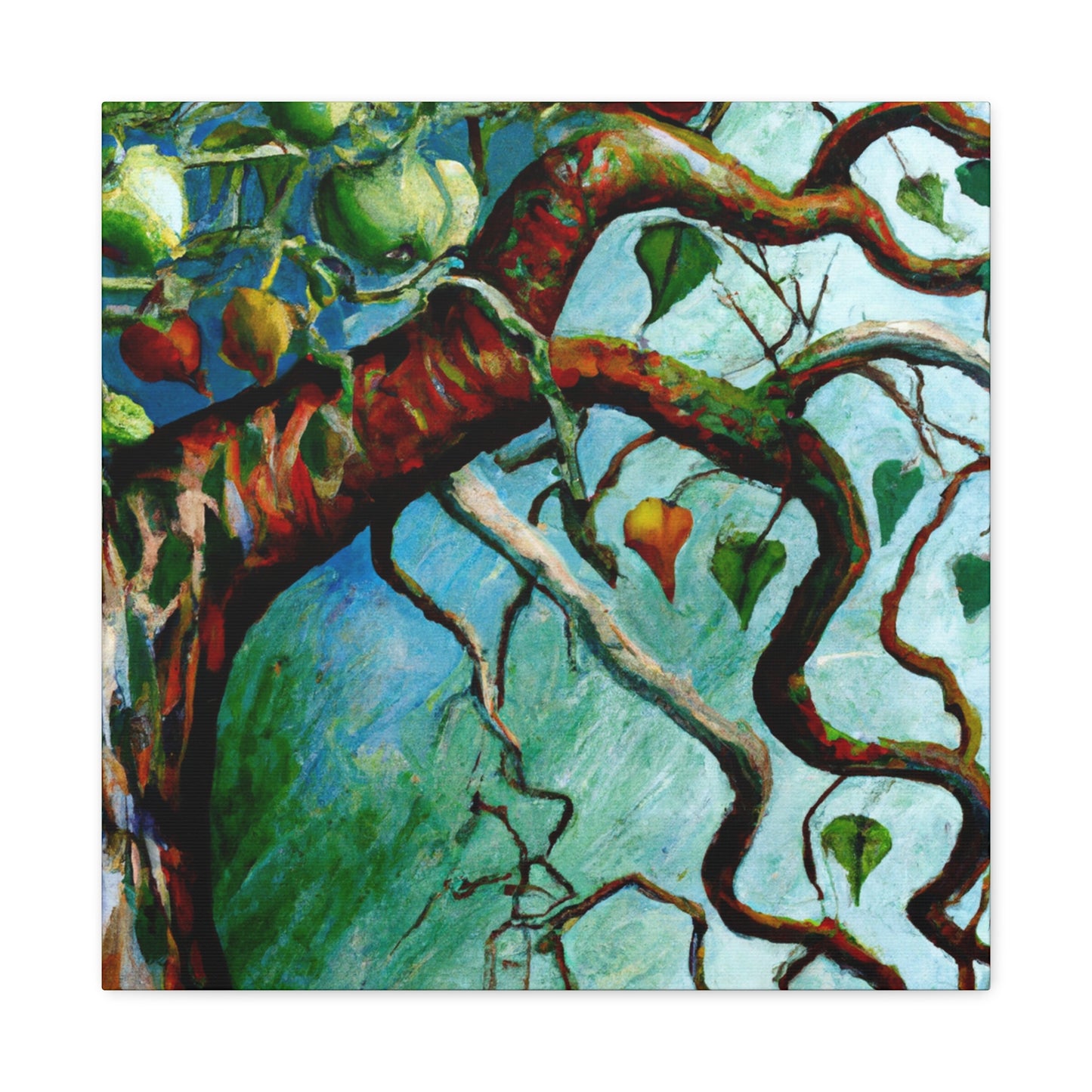 "Apple Tree Blossoms Abound" - Canvas