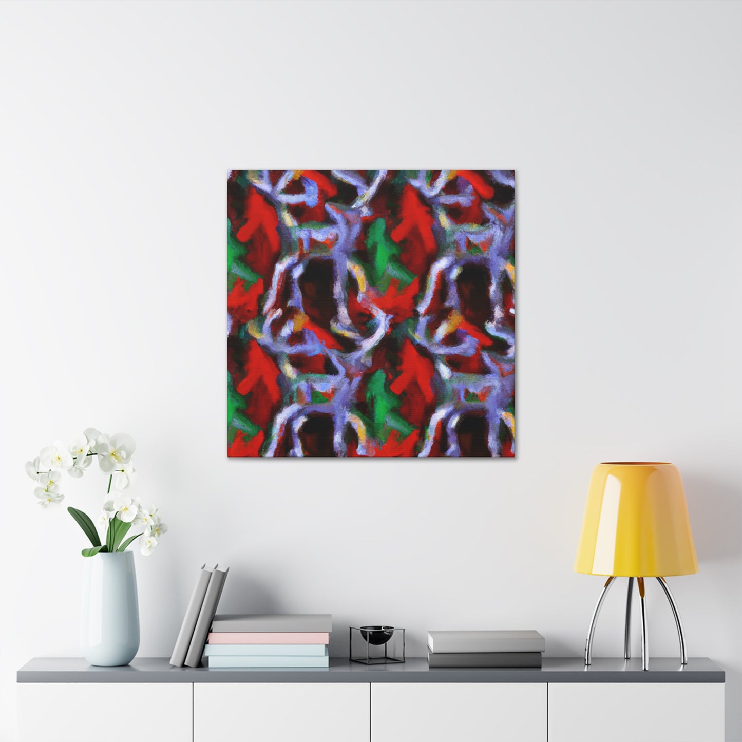 "Reindeer in Impressionism" - Canvas