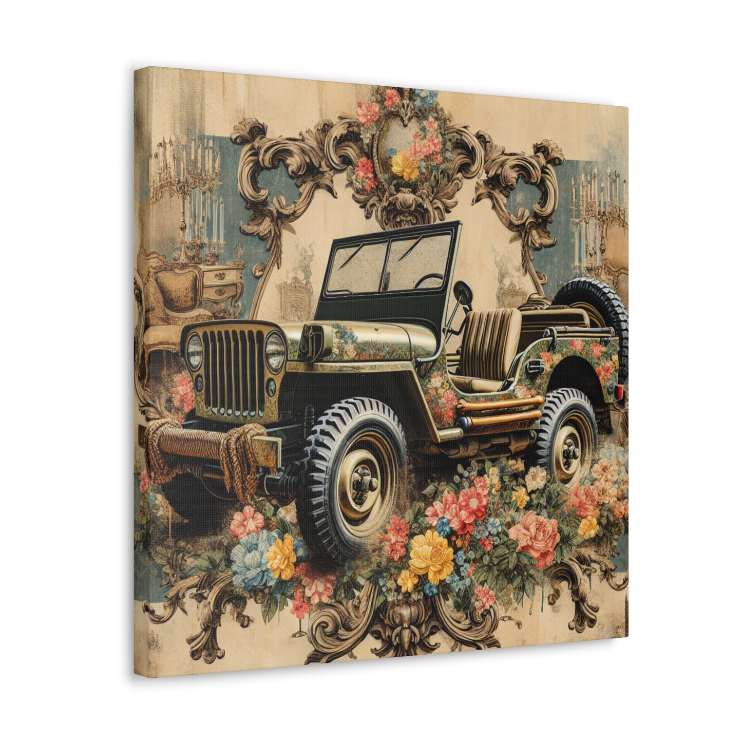 Whimsy Amidst Opulent Luxury - Canvas