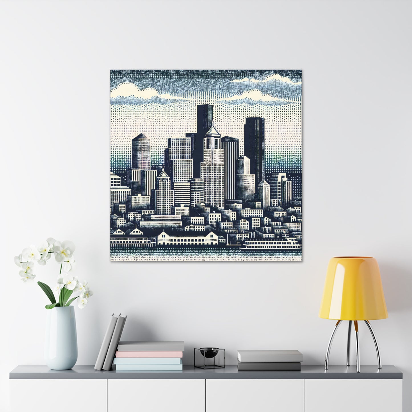 "Emerald City Impressions" - Canvas