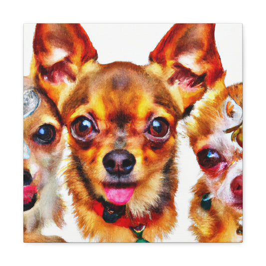 "Proud Chihuahua Pup" - Canvas