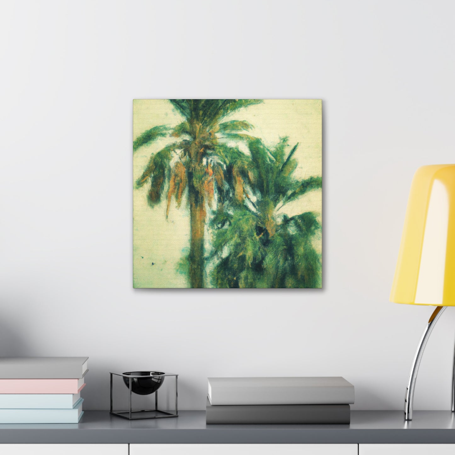 Palm Trees in Louvre - Canvas