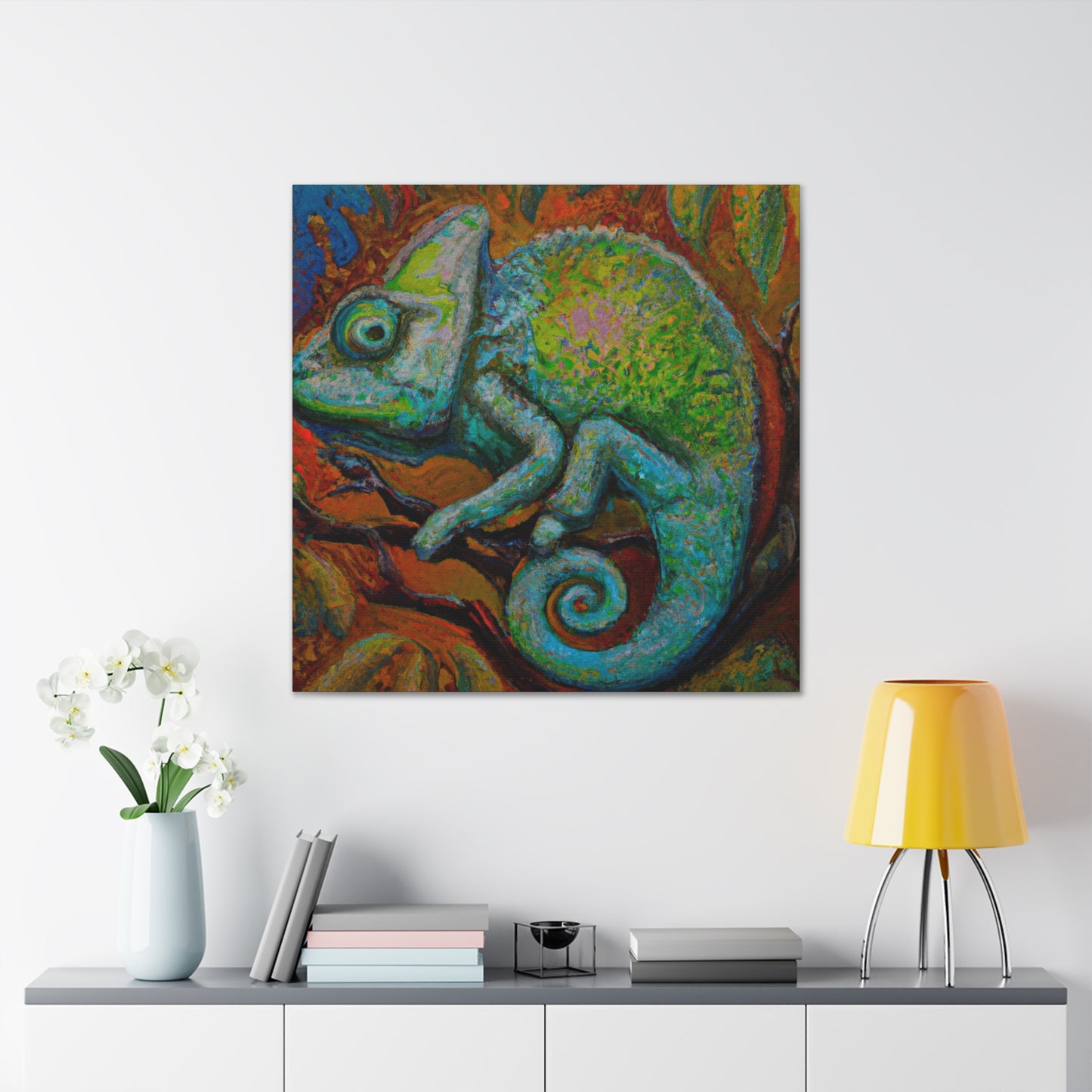 Veiled Chameleon Dream - Canvas