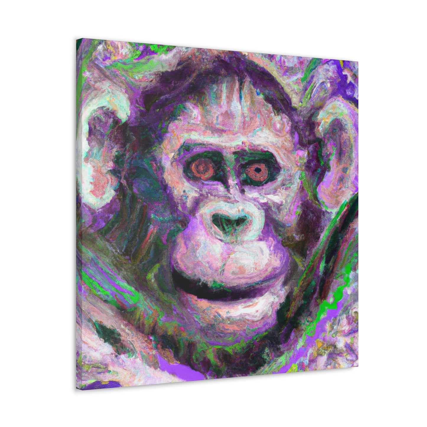 "Chimp in Expressionism" - Canvas